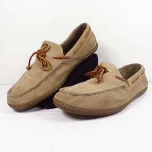 Polo Ralph Lauren Kalworth Mens Size 10D Light Brown Tan Suede Moccasin Loafers